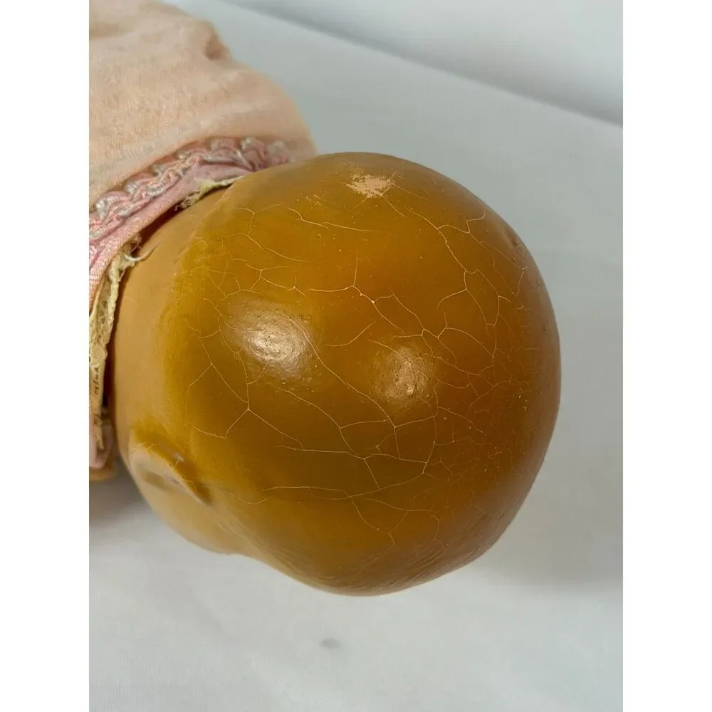 Antique Composition Bubbles Cloth Body Original Sleep Eyes 14